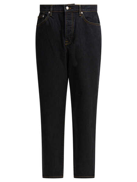 Blugi drepti STSSY Big Ol Jean Jeans Black Barbati (BM 19535523) 1