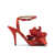 Ferragamo Sandals with flower 90 mm Red