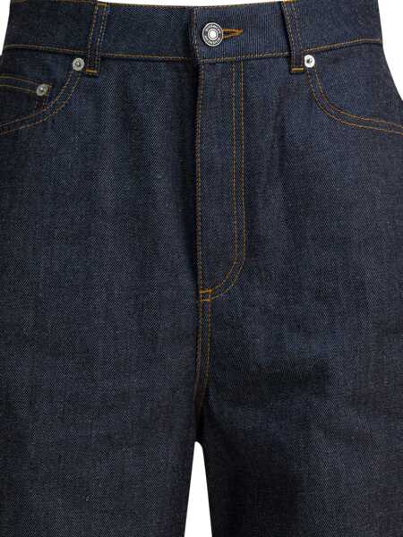 Blugi drepti Givenchy Raw Cocoon Jeans Blue Femei (BM 19535604) 4