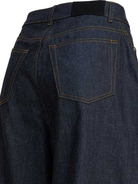 Blugi drepti Givenchy Raw Cocoon Jeans Blue Femei (BM 19535604) 5