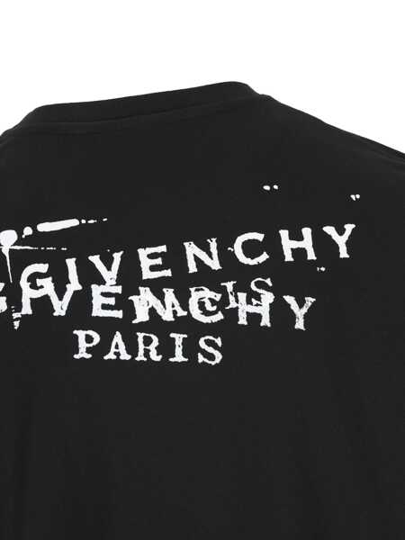 Tricouri Givenchy Fitted crew-neck T-shirt Black Femei (BM 19535607) 4