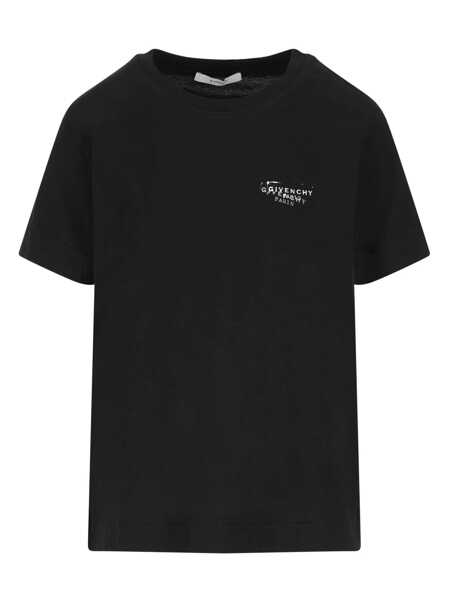 Tricouri Givenchy Fitted crew-neck T-shirt Black Femei (BM 19535607) 1