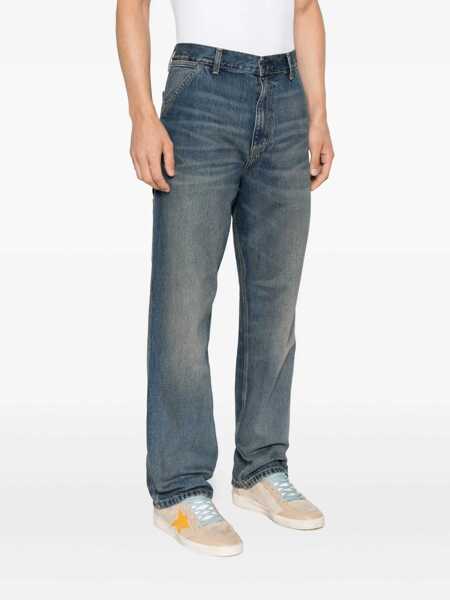 Blugi drepti Carhartt Single Knee Jeans Blue Barbati (BM 19535619) 3