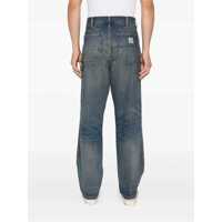 Blugi drepti pentru Barbati - Blugi drepti Carhartt Single Knee Jeans Blue Barbati (BM 19535619) - B-mall.ro