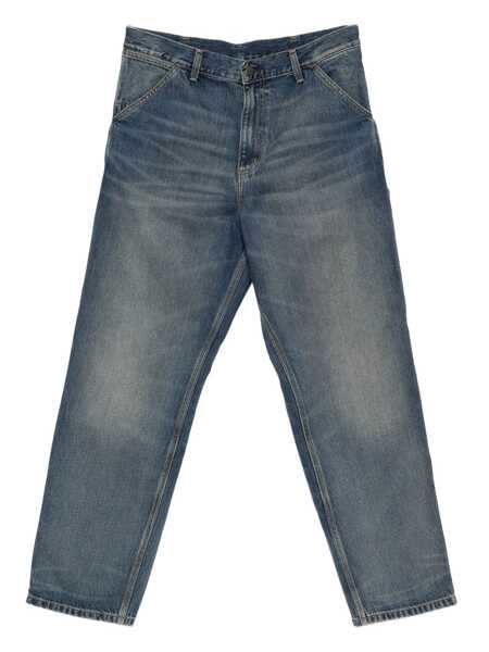 Blugi drepti Carhartt Single Knee Jeans Blue Barbati (BM 19535619) 1