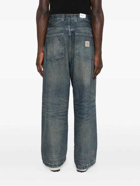 Blugi drepti Carhartt Brandon Jeans Blue Barbati (BM 19535643) 4