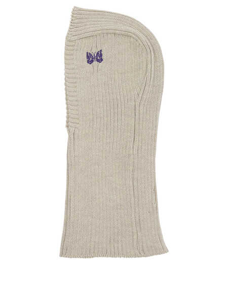 Sepci NEEDLES Merino wool balaclava Beige Barbati (BM 19535748) 2
