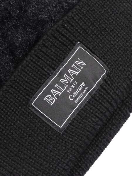 Palarii Balmain HAT Black   Fete (BM 19535805) 3