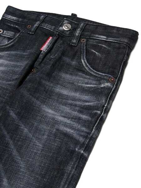 Blugi drepti DSQUARED2 5 pockets Black   Baieti (BM 19535814) 3