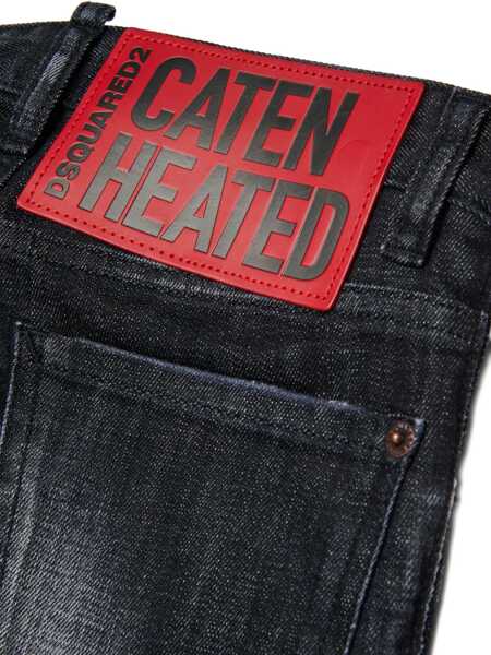 Blugi drepti DSQUARED2 5 pockets Black   Baieti (BM 19535814) 4