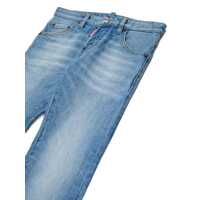 Blugi drepti pentru Baieti - Blugi drepti DSQUARED2 5 pockets Blue Baieti (BM 19535826) - B-mall.ro