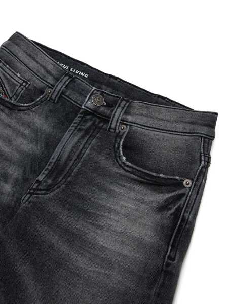 Blugi drepti Diesel 5 pockets Black   Baieti (BM 19535883) 3