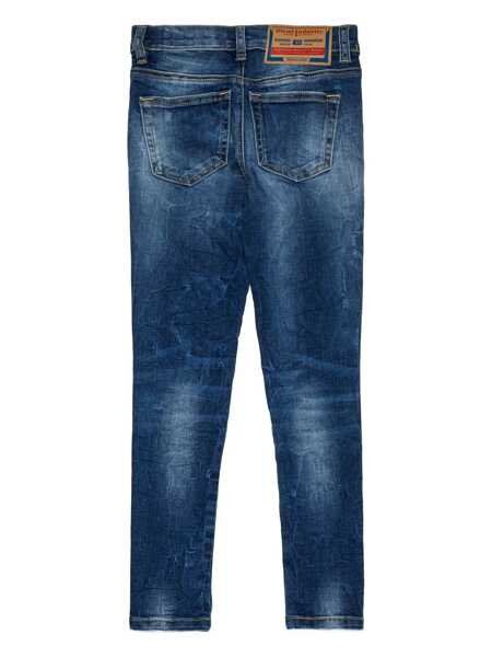 Blugi drepti Diesel 5 pockets Blue Baieti (BM 19535901) 2