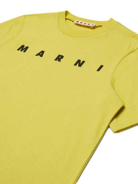 Tricouri Marni T-shirts Yellow Fete (BM 19535985) 3