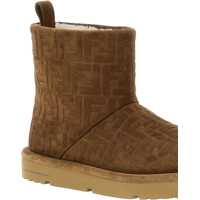 Ghete pentru Barbati - Ghete Fendi Ff Boots In Suede BROWN Barbati (BM 19538165) - B-mall.ro