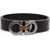 Ferragamo Reversible "Hooks" Belt BLACK