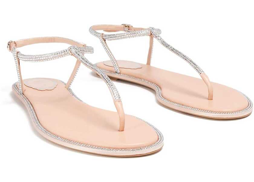 Balerini Rene Caovilla Sandal Diana GOLD Femei (BM 19538216) 2