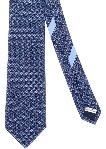 Cravate Ferragamo Silk Tie BLUE Barbati (BM 19538225) 3