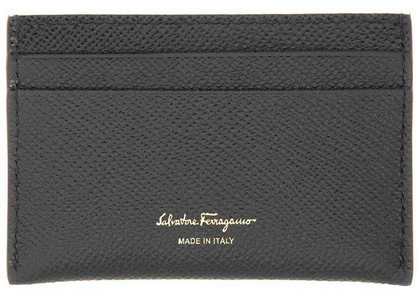 Portofele Ferragamo Card Holder Hooks BLACK Femei (BM 19538258) 4