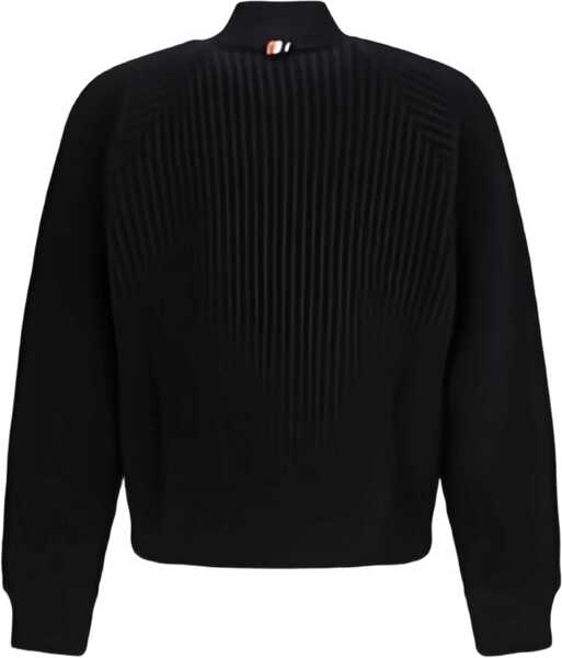 Bomber jacket Thom Browne Knit Bomber Jacket BLACK Barbati (BM 19538288) 2