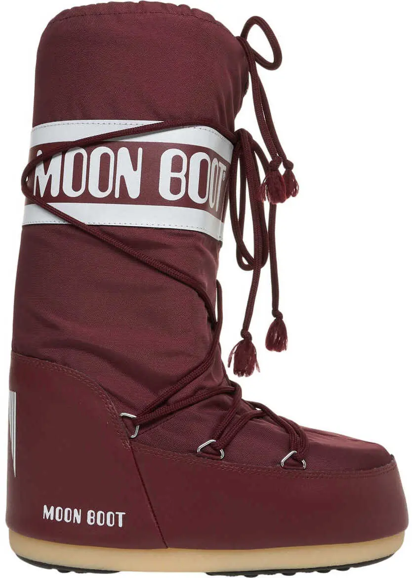 Cizme de iarna Moon Boot Nylon boots ICON NYLON Red Femei (BM 19538297) 2