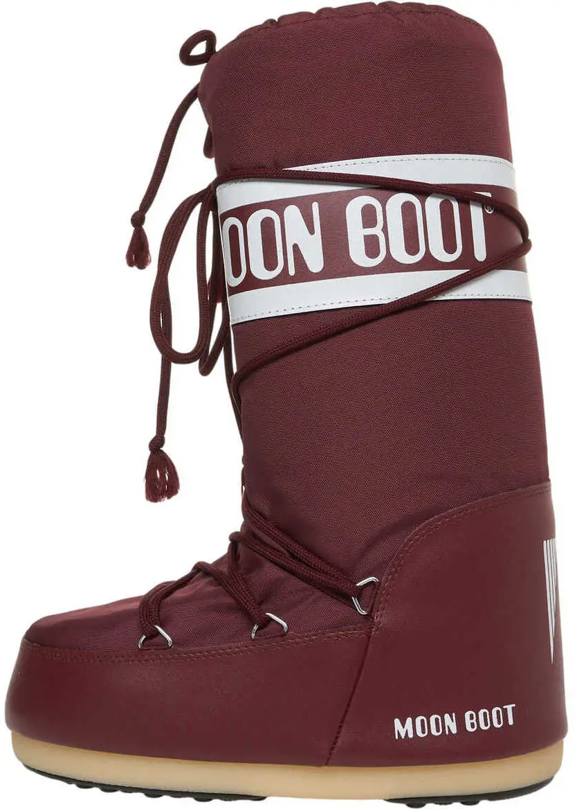 Cizme de iarna Moon Boot Nylon boots ICON NYLON Red Femei (BM 19538297) 4
