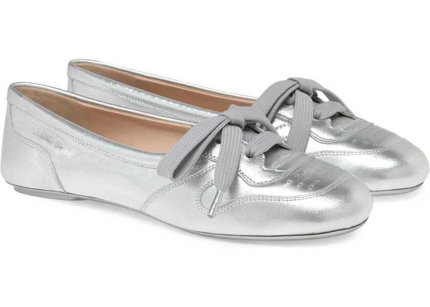 Balerini Gianvito Rossi Ballerina Vault SILVER Femei (BM 19538312) 2