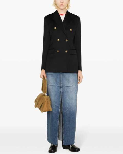 Sacouri Golden Goose Double-Breasted Jacket BLACK Femei (BM 19538324) 2