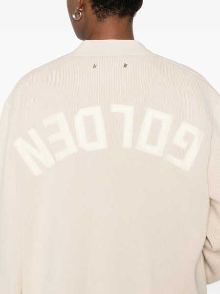 Cardigane Golden Goose Cardigan With Logo BEIGE Femei (BM 19538330) 5