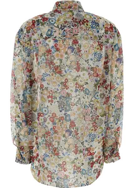 Camasi casual Khaite Goya Top CREAM MULTI Femei (BM 19538366) 2