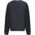 Alexander Wang Reflective Halo Print Logo long-sleeve T-shirt WASHED BLACK