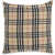Burberry Cushion crafted from a luxurious blend of wool and cashmere features the iconic Burberry Check SAND IP CHECK