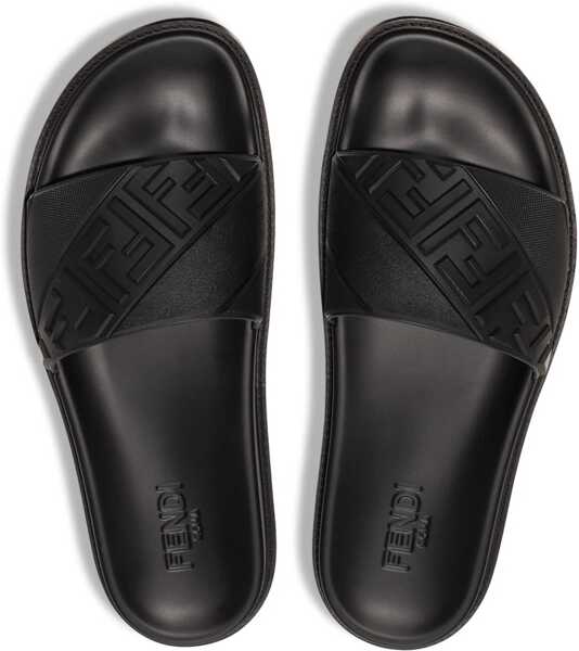 Sandale Fendi Slide Sandals NERO Barbati (BM 19538414) 5