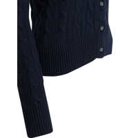 Cardigane Dama - Cardigane Ralph Lauren Braided crewneck cardigan with logo Blue Femei (BM 19538442) - B-mall.ro