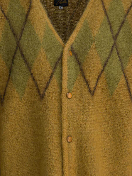 Cardigane NEEDLES Mohair cardigan Yellow Barbati (BM 19538481) 3
