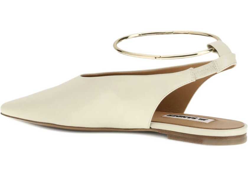 Balerini Jil Sander Ring Ballerinas BONE Femei (BM 19542125) 3