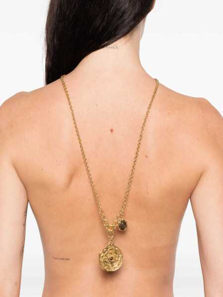 Coliere Chloe Medals Pendant Necklace YELLOW - YELLOW 3 Femei (BM 19542140) 2