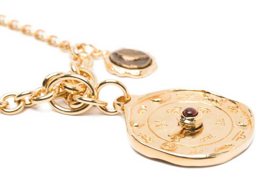 Coliere Chloe Medals Pendant Necklace YELLOW - YELLOW 3 Femei (BM 19542140) 3