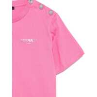 Tricouri pentru Baieti - Tricouri Balmain T-Shirt With Logo PINK Baieti (BM 19542317) - B-mall.ro