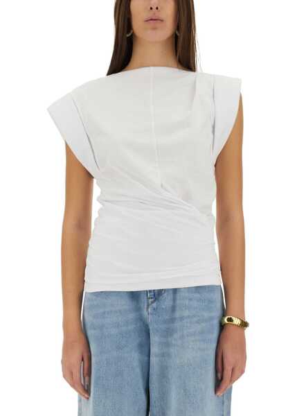 Tricouri Isabel Marant T-Shirt Maisan WHITE Femei (BM 19542329) 2