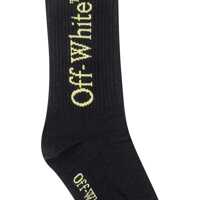 Sosete pentru Baieti - Sosete Off-White Socks With Logo BLACK Baieti (BM 19542335) - B-mall.ro