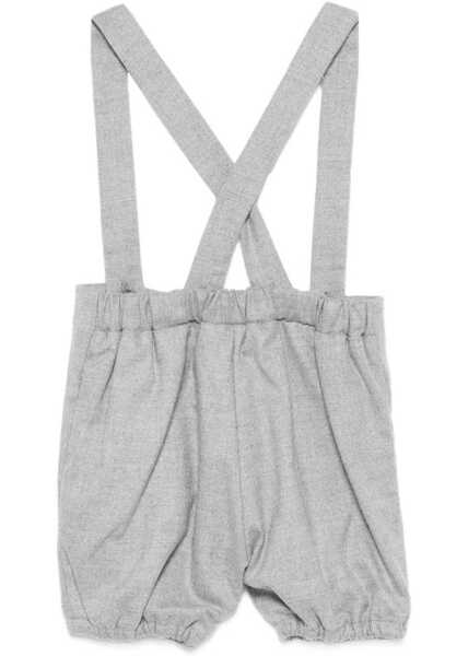 Pantaloni casual Tartine et Chocolat Pants With Suspenders GREY Baieti (BM 19542419) 2