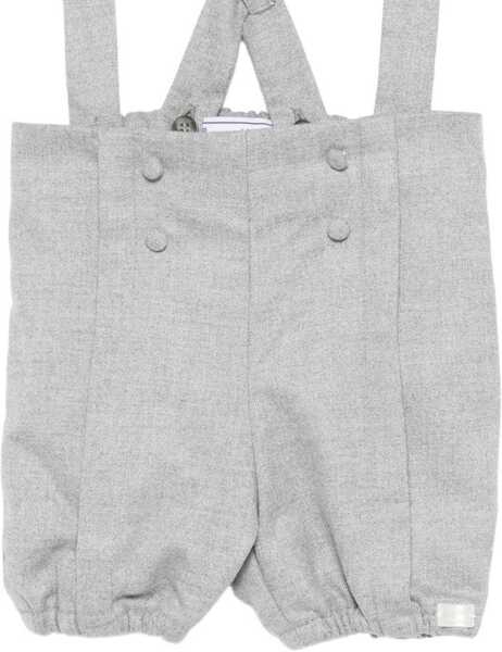 Pantaloni casual Tartine et Chocolat Pants With Suspenders GREY Baieti (BM 19542419) 3