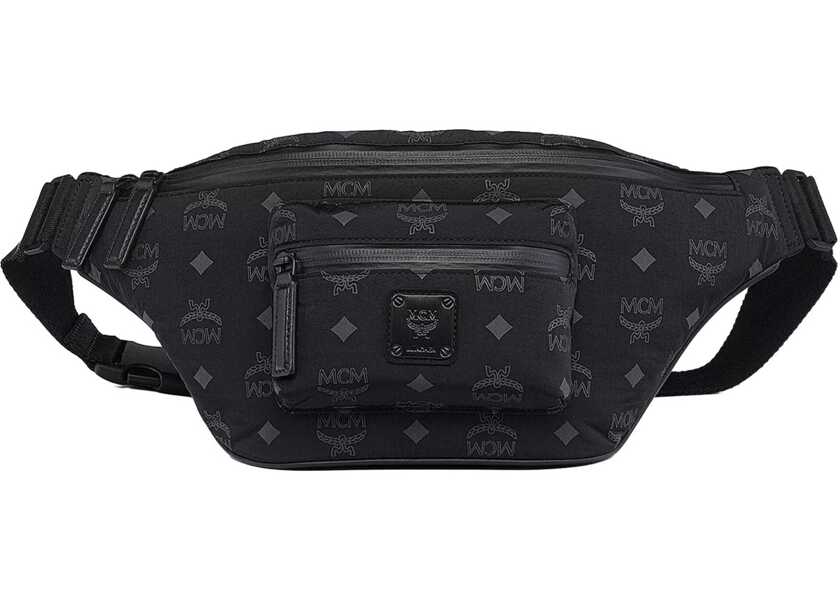 Genti de mana MCM Monogrammed Pouch BLACK Femei (BM 19542449) 1