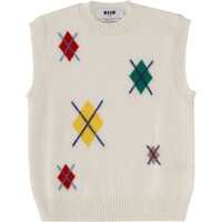 Bluze "Argyle Multicolor" Pattern Vest Femei