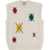 MSGM "Argyle Multicolor" Pattern Vest WHITE