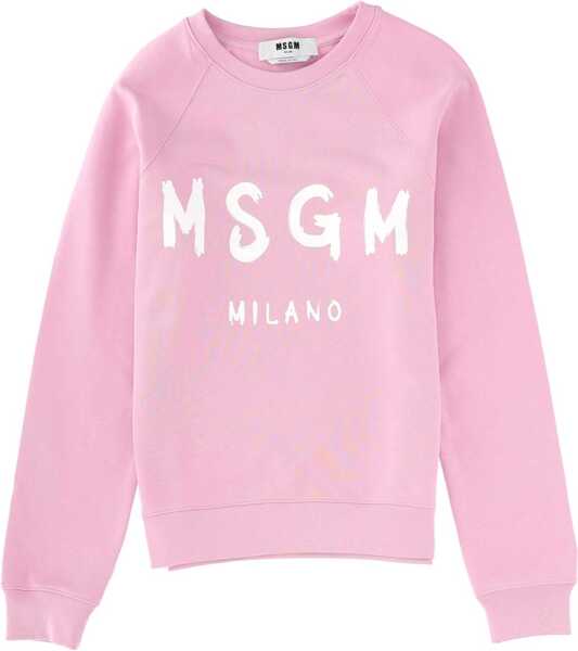 Bluze de trening MSGM Sweatshirt With Logo PINK Femei (BM 19542581) 1