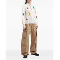 Imbracaminte MSGM Dama - Pantaloni casual MSGM Cargo Pants BEIGE Femei (BM 19542605) - B-mall.ro