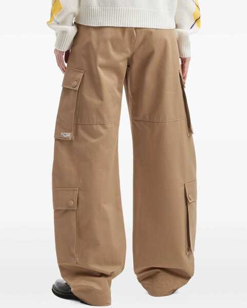 Pantaloni casual MSGM Cargo Pants BEIGE Femei (BM 19542605) 4