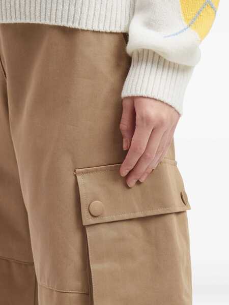 Pantaloni casual MSGM Cargo Pants BEIGE Femei (BM 19542605) 5